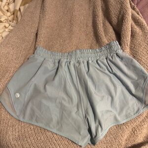 lululemon athletica Women's Light Blue Shorts